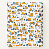 Bouw Vrachtwagens Aangepast Notitieboek (Achterkant)