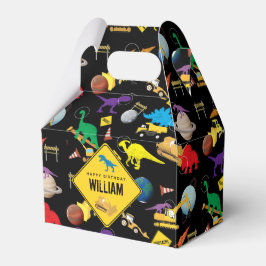 Bouw vrachtwagens dinosauriërs in de ruimte van Bi Bedankdoosjes