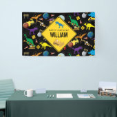 Bouw vrachtwagens dinosauriërs in de ruimte van Bi Spandoek (Beurs)