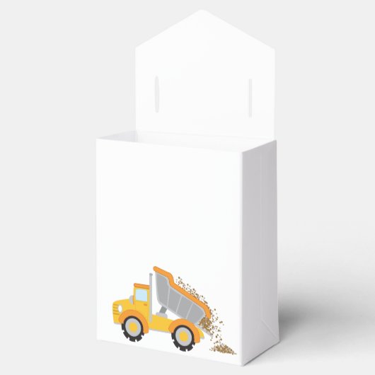 Bouw vrachtwagens Eenvoudig Dank je wel je ideaal Bedankdoosjes (Geopend)