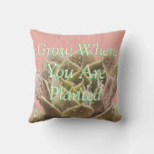 Bouw waar je bent geplant Floral kussens (Achterkant)