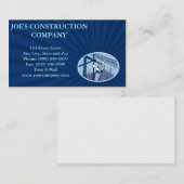 Bouw-werker Visitekaartje (Voorkant / Achterkant)