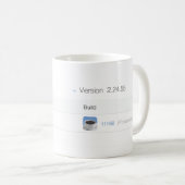 Bouw. Wordt verwerkt. Wacht. Zijkant aanzicht Koffiemok (Voorkant rechts)