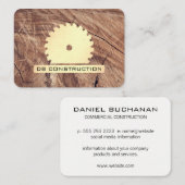 Bouw / Zaag en Hout Visitekaartje (Voorkant / Achterkant)
