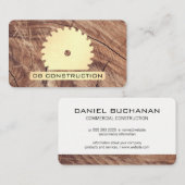 Bouw / Zaag en Hout Visitekaartje (Voorkant / Achterkant)