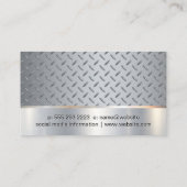 Bouw | Zauw | Metaalgrip Visitekaartje (Achterkant)