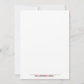 Bouw Zone Backhoe boys Birthday Invite Kaart (Achterkant)