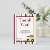 Bouw Zone Flat Dank u kaart (Staand voorkant)