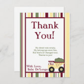 Bouw Zone Flat Dank u kaart (Voorkant / Achterkant)