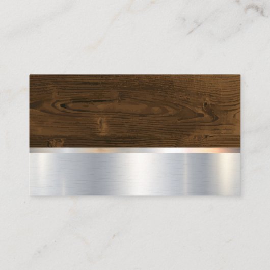 Bouw | Zout en hout | Hardwarehulpmiddelen Visitekaartje (Achterkant)