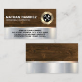 Bouw | Zout en hout | Hardwarehulpmiddelen Visitekaartje (Voorkant / Achterkant)