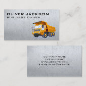 Bouw zware machines | Bouwers Visitekaartje (Voorkant / Achterkant)