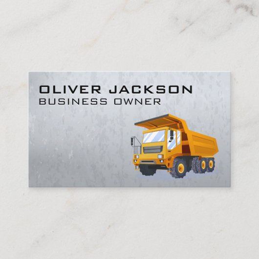 Bouw zware machines | Bouwers Visitekaartje (Voorkant)