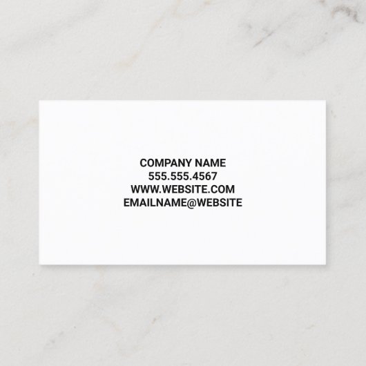 Bouw | Zware machines | Ontwikkelaar Visitekaartje (Achterkant)