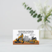 Bouw | Zware machines | Ontwikkelaar Visitekaartje (Staand voorkant)