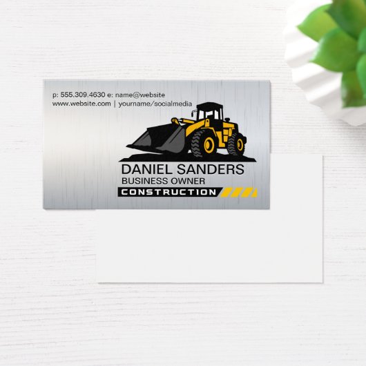 Bouw Zware machines | projectontwikkelaar Visitekaartje (Bureau)