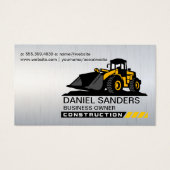 Bouw Zware machines | projectontwikkelaar Visitekaartje (Voorkant)