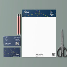 Bouwaannemer Elegant Branding Donker Briefhoofd