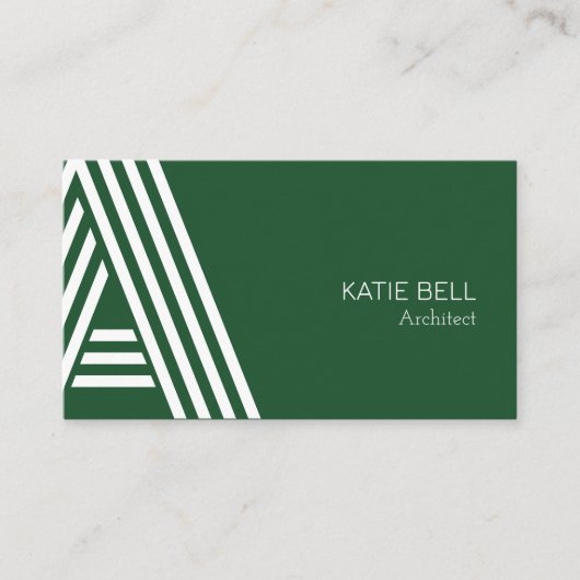 Bouwaannemer Instagram Volg ons donkergroen Visitekaartje (Voorkant)