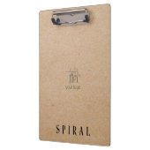 Bouwaannemer Kraft-papier Klembord (Links)