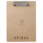 Bouwaannemer Kraft-papier Klembord (Voorkant)