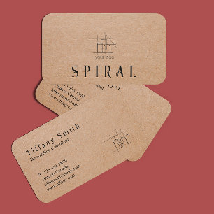 Bouwaannemer Kraft-papier Visitekaartje