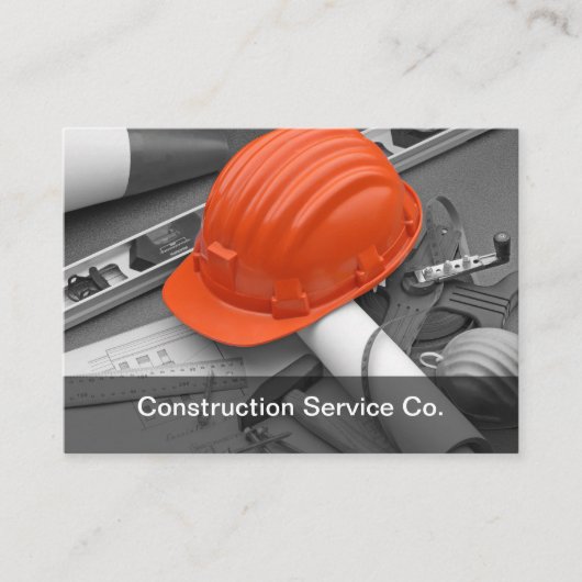 Bouwaannemer Moderne Visitekaartjes (Voorkant)