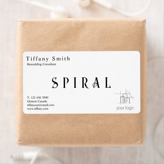 Bouwaannemer Papier Kraft Etiket (Insitu)