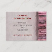 Bouwaannemer verbouwt betoncement visitekaartje (Voorkant)