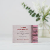 Bouwaannemer verbouwt betoncement visitekaartje (Staand voorkant)