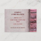 Bouwaannemer verbouwt betoncement visitekaartje (Voorkant)