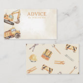 Bouwadvies voor mama en papa informatiekaartje (Voorkant / Achterkant)