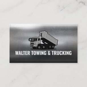 Bouwaffaltruck Metaal Visitekaartje