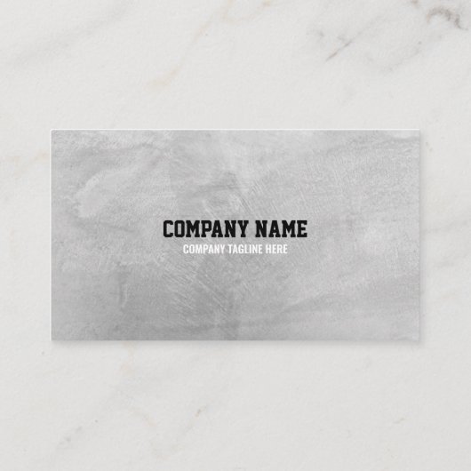 Bouwapparatuur en -diensten visitekaartje (Achterkant)