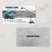 Bouwapparatuur en -diensten visitekaartje (Voorkant / Achterkant)