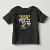 Bouwarbeider 5e verjaardag jongen T-shirt (Voorkant)