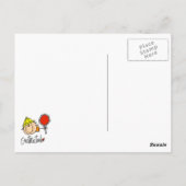 Bouwarbeider Briefkaart (Achterkant)