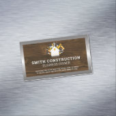 Bouwarbeider | Gereedschap voor thuisreparatie Magnetisch Visitekaartje (Voorbeeld)