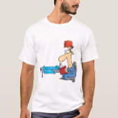 Bouwarbeider Leest Handleiding T-shirt (Voorkant)