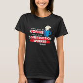 Bouwarbeiders en koffieopwaarderingstank t-shirt (Voorkant)