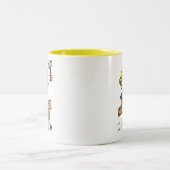 Bouwarbeiders I bouwt T-shirts en geschenken Tweekleurige Koffiemok (Center)