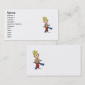 Bouwarbeiders I bouwt T-shirts en geschenken Visitekaartje (Voorkant / Achterkant)