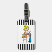 Bouwarbeiders Zagen Lumber Gifts Bagagelabel (Voorkant verticaal)