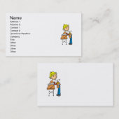 Bouwarbeiders Zagen Lumber Gifts Visitekaartje (Voorkant / Achterkant)