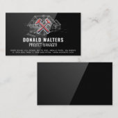 Bouwarchitect | Blauwdrukken | Hoge glansgraad Visitekaartje (Voorkant / Achterkant)