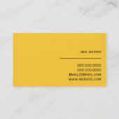 Bouwarchitecten van algemene contractanten visitekaartje (Achterkant)