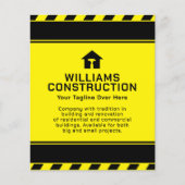 Bouwband met logo flyer (Voorkant)