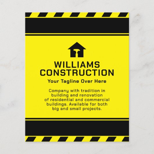 Bouwband met logo flyer (Voorkant)