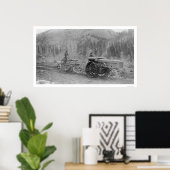 Bouwbanen in Alaska 1916 Poster (Thuiskantoor)