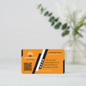 Bouwbedrijf, algemene bouw, Logo Visitekaartje (Staand voorkant)